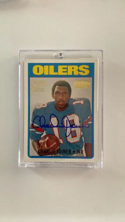 Charlie Joiner Autographed Houston Oilers Football Card