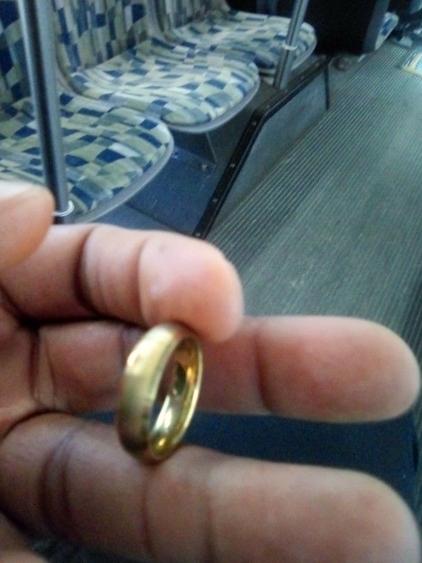 Tungsten Gold Ring