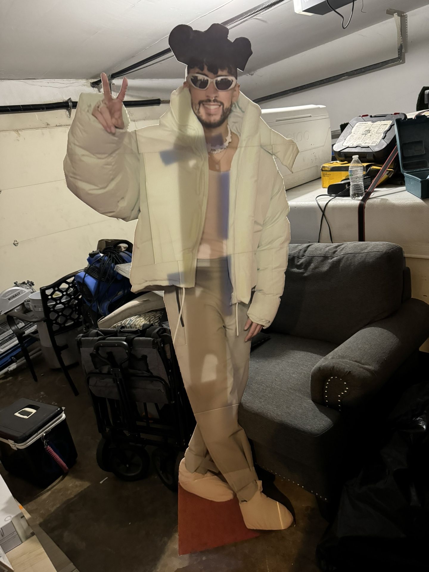 Bad Bunny Cardboard Cutout