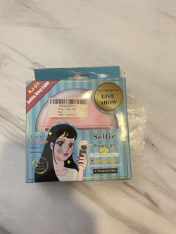 Selfie Ring Light Rechargeable Portable Clip-on Selfie Fill Light with 36 LED for Smart Phone Photog