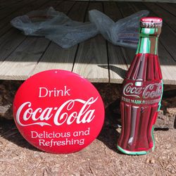 COCA-COLA SIGN LOT (New)