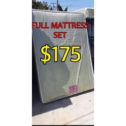 FULL MATTRESS WITH BOX SPRING