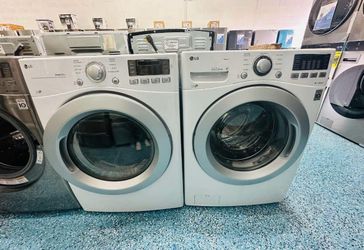 LG washer and gas dryer / free deliver / perfect condition