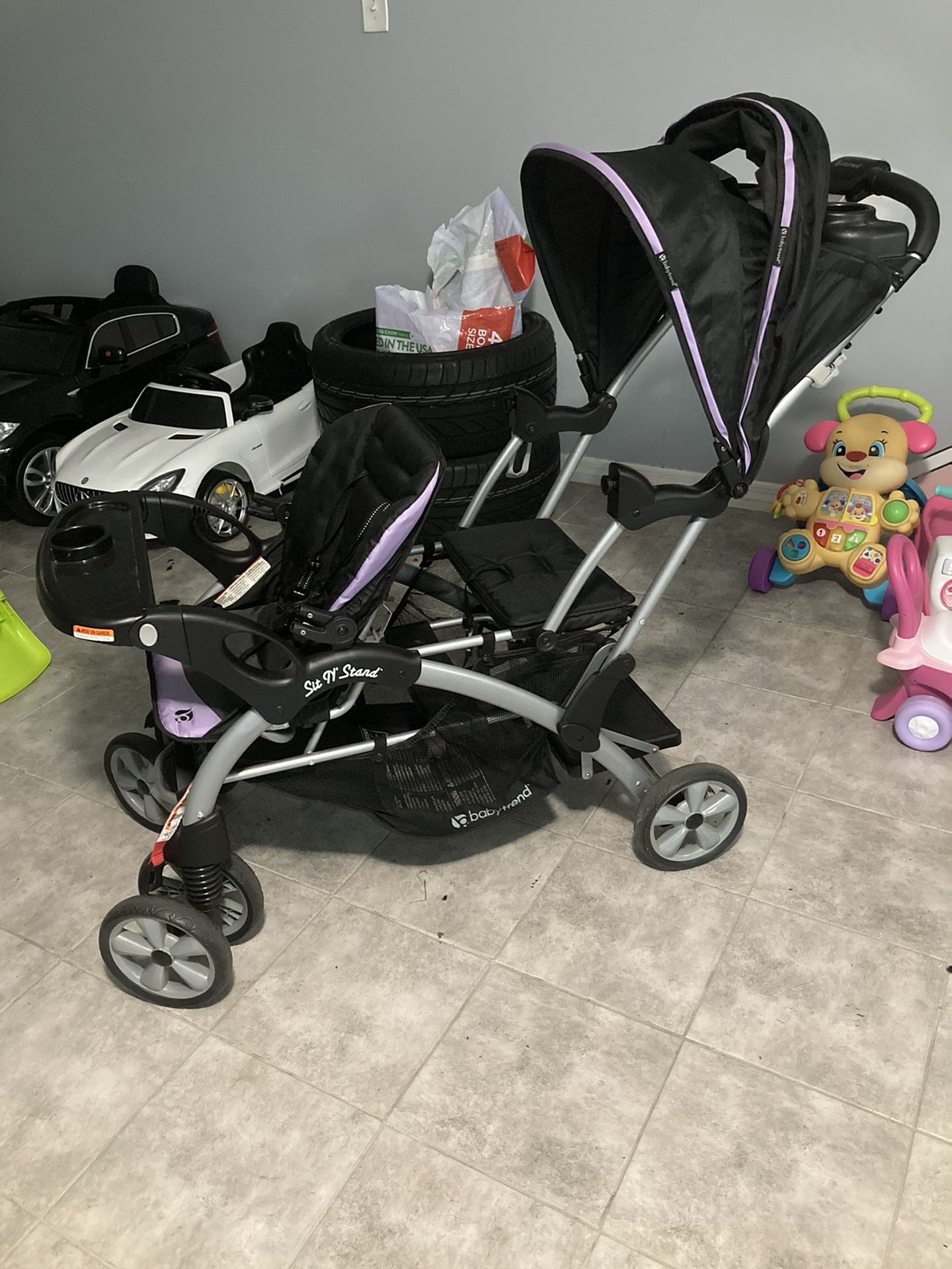 Double Convertible Baby Stroller
