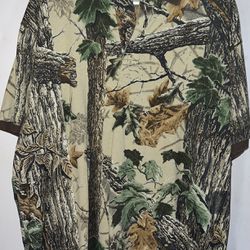 Men’s Hunting Camouflage Fall Collared Shirt Duxbak 2xL