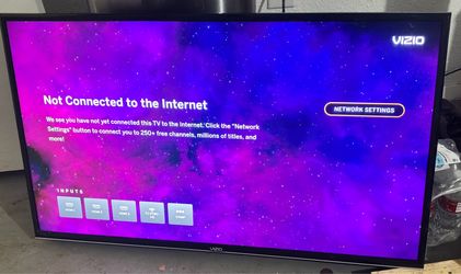 Vizio 43" Smart TV (E43-F1) – Great Condition, 4K HDR, Built-in Streaming