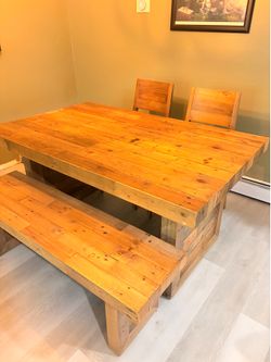 Crate & Barrel Dining Table Set