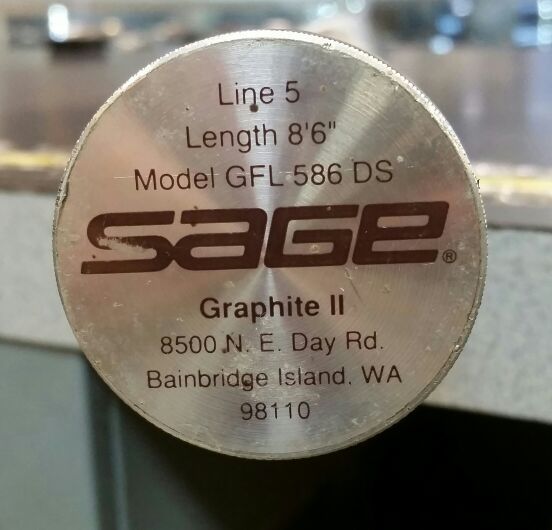 Sage Line #5 Model GFL 586 DS 8