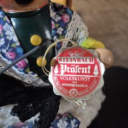 Steinbach Rocking Grandma Music Box & Incense Burner