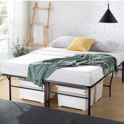 New Queen Size 18 Inch Platform Bed Frame
