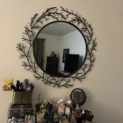 Black Wall Mirror