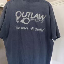 Vintage Outlaw Airboats Run What U Brung Tshirt
