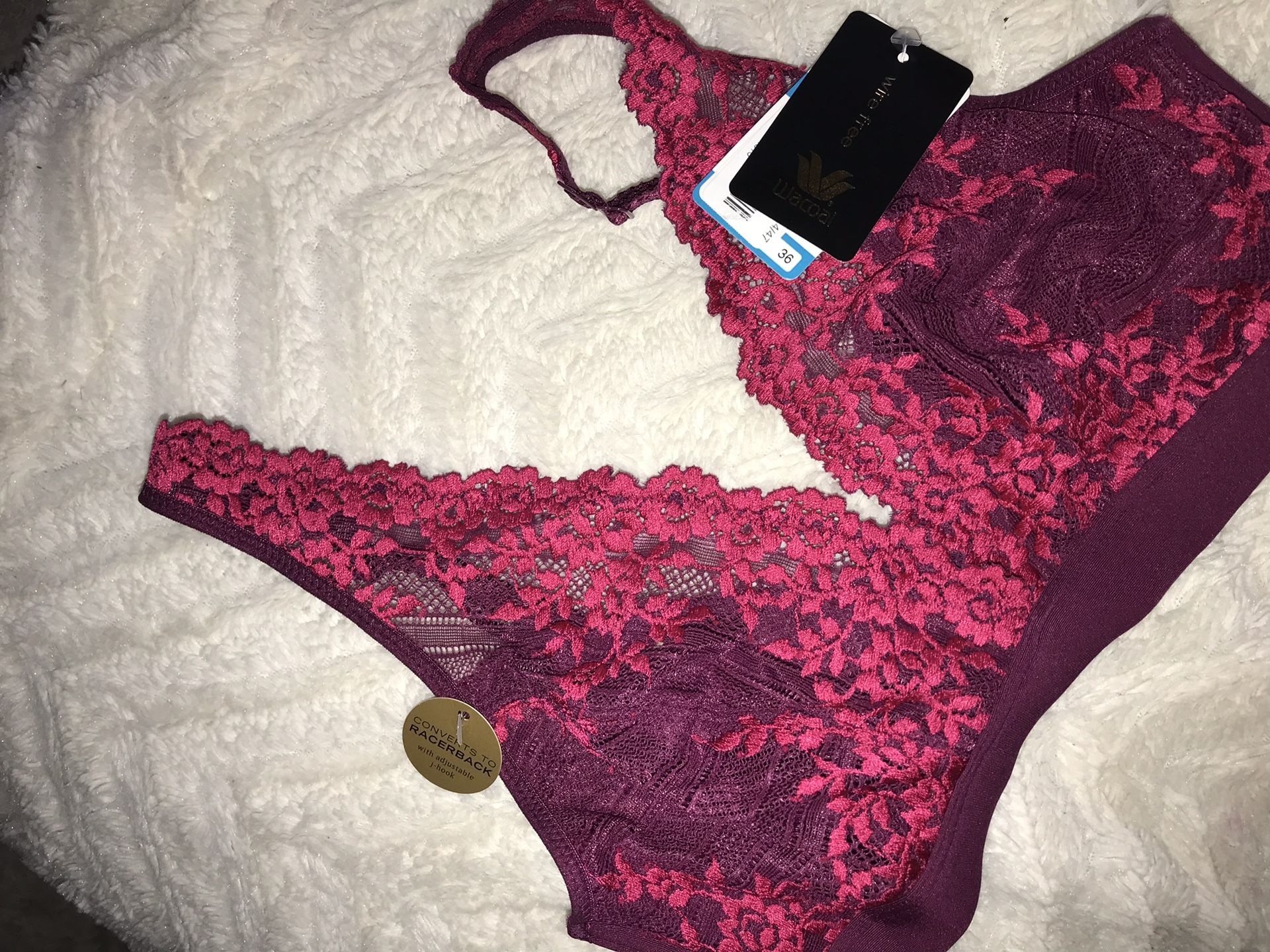 WACOL CONVERTIBLE BRALETTE SZ 36 band
