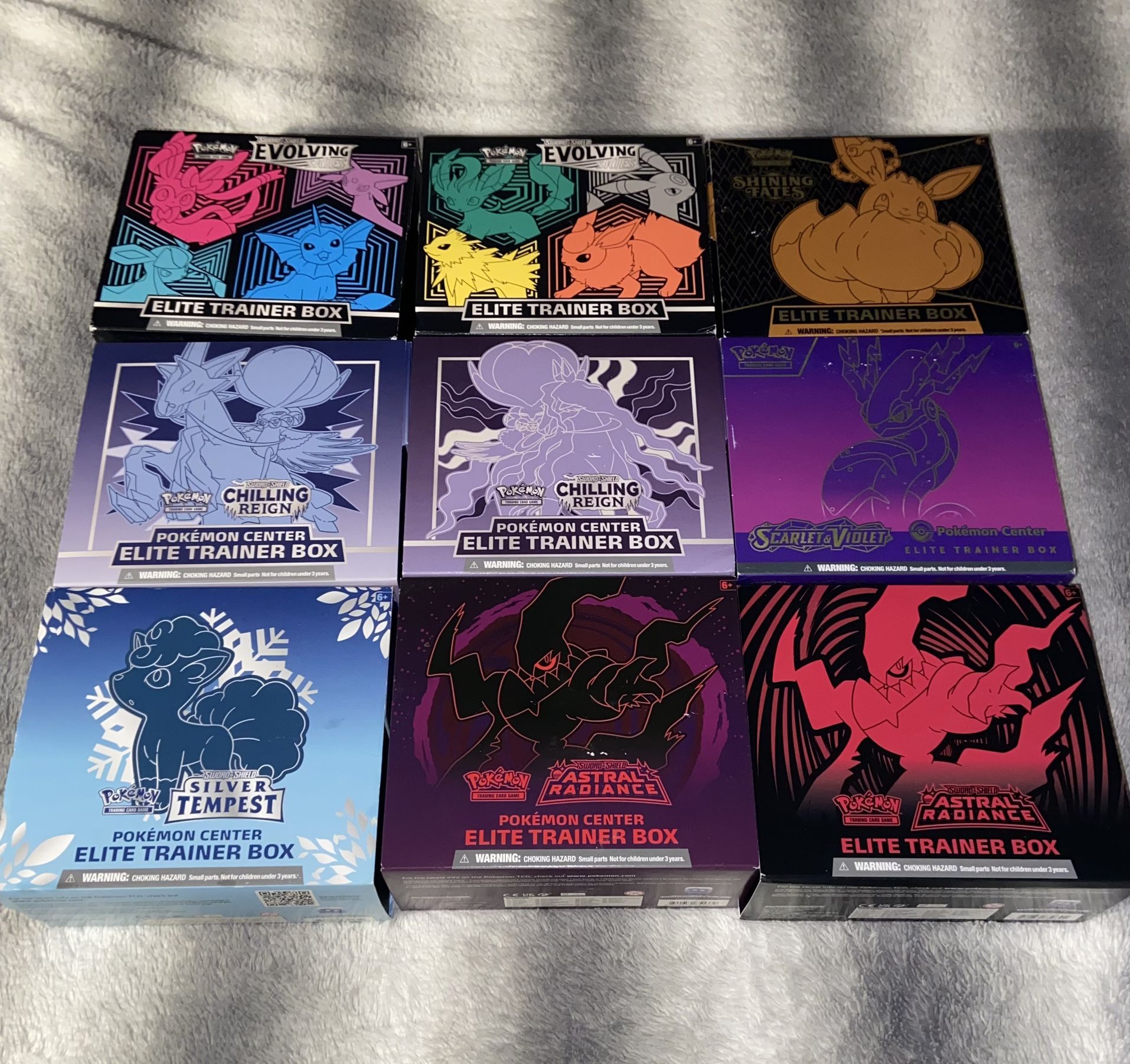 Pokémon ETB Boxes