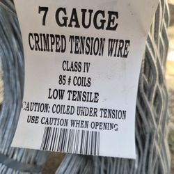 7 Gauge Crimped Tension Wire 