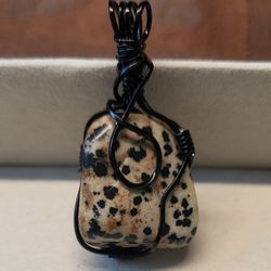 Dalmatian Jasper Pendant 