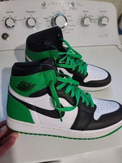 🚩LUCKY GREEN JORDAN 1S SIZE 9.5 EXCELLENT CONDITION 🚩🚩 $125