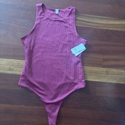 B.P. Burgundy/Wine Colored Bodysuit NWT