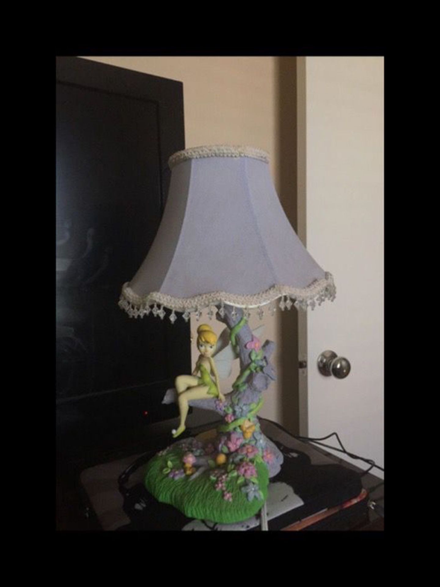 Disney brand tinker bell lamp