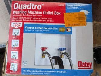 Oatey Quadtro Washing Machine Outlet Box
