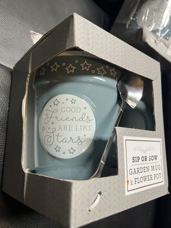 2 Sip Or Sow Garden Mug & Flower Pots