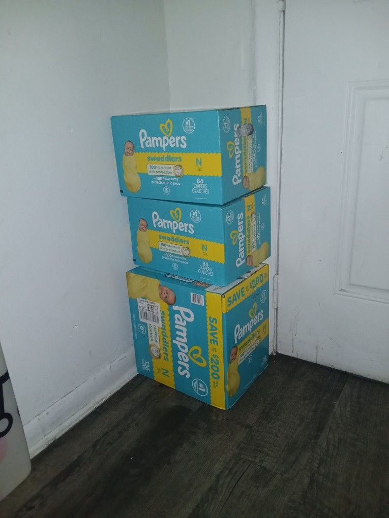 Newborn Diapers For 3 Boxes $35!!
