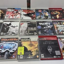 19 PS3 Video Games - 5$ each or all for 80$