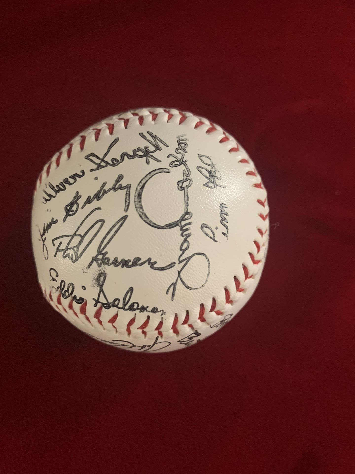 1970’s Pittsburgh Pirate Stamped Autographed Baseball