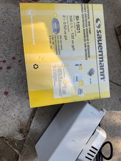 Sauermann SI-1801 Condensate Pump W/ Tank Reservoir 120v Corded Electric