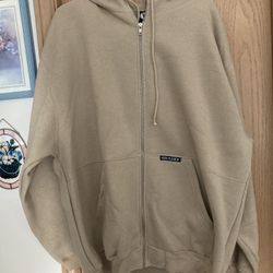 Brand Néw Mens “Vans Off The Wall” Polar Fleece Zip Front With Hood Size XL