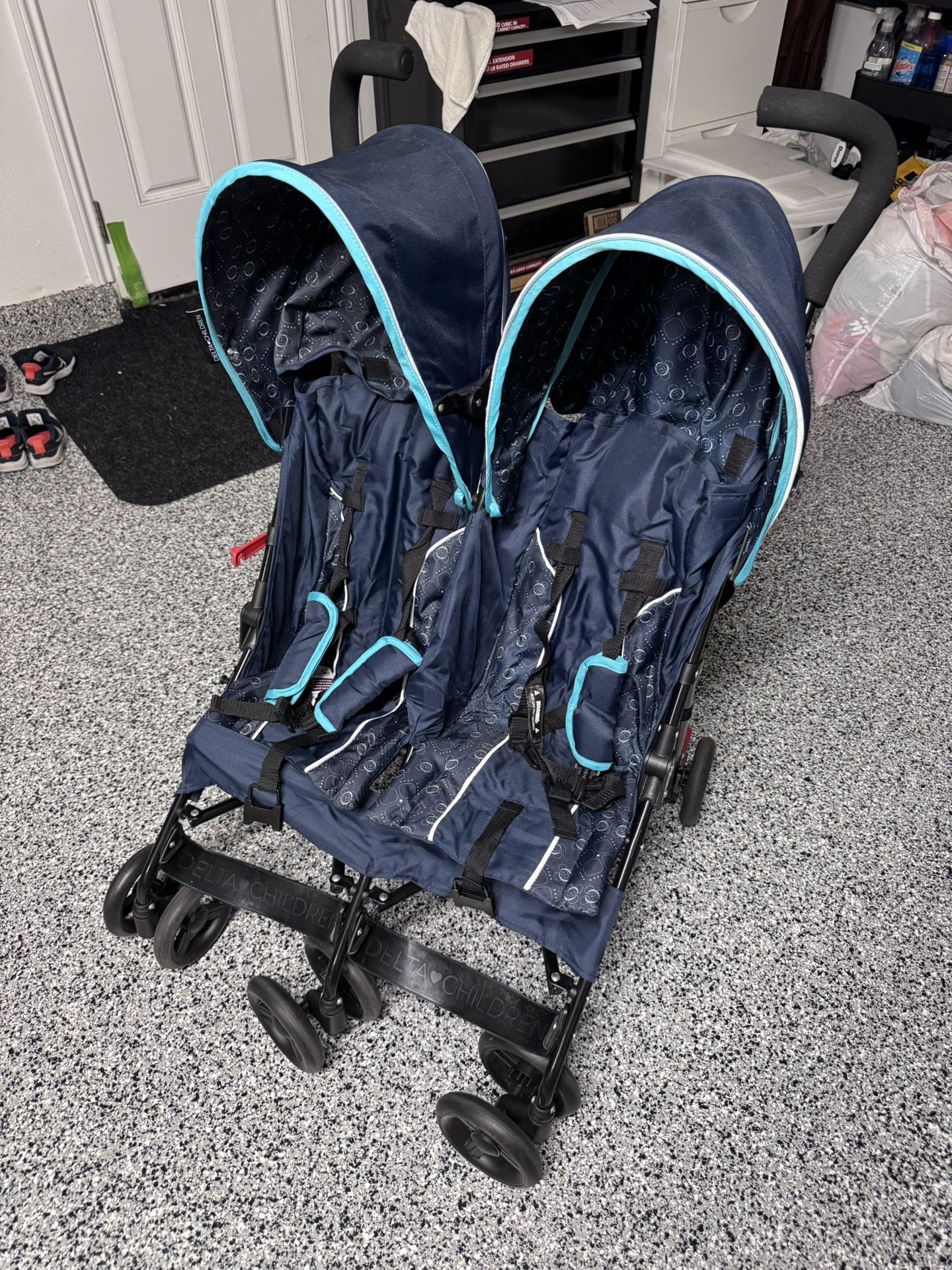 Foldable Double Stroller