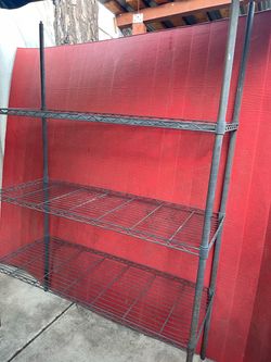 Heavy duty 3 tier storage Rack black