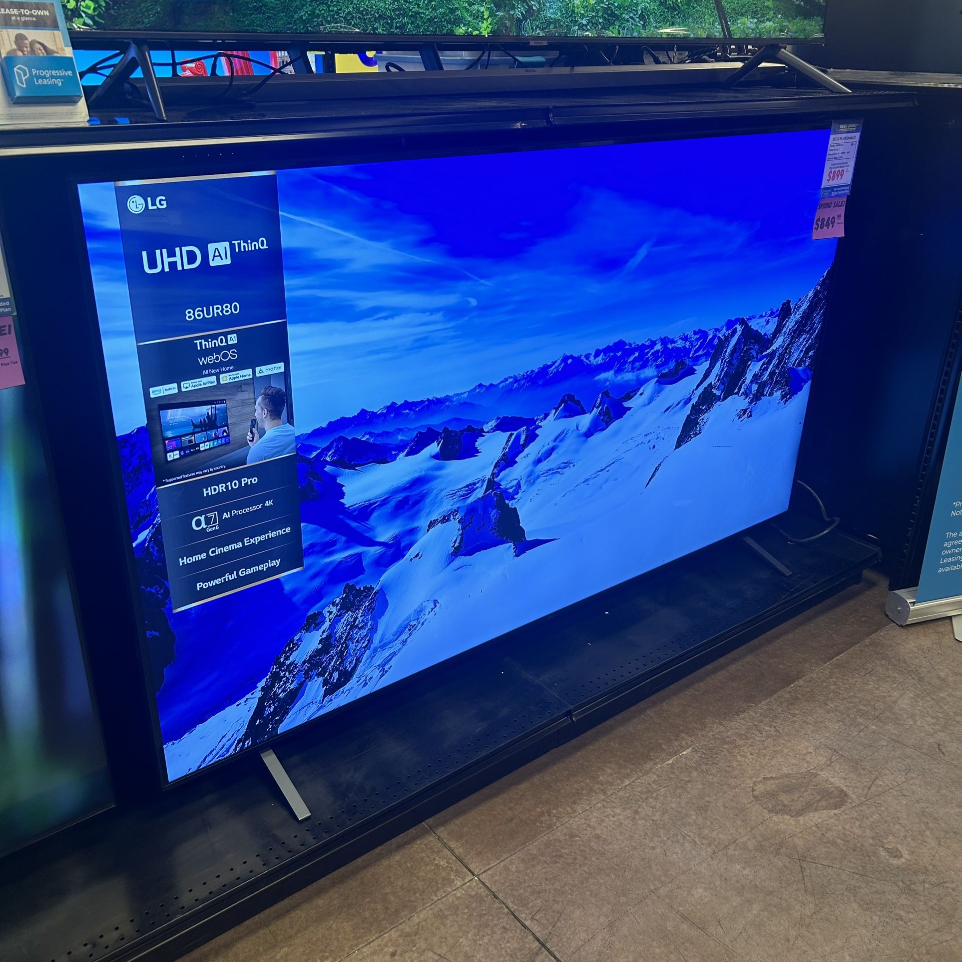 86”  4K UHD LED Smart TV