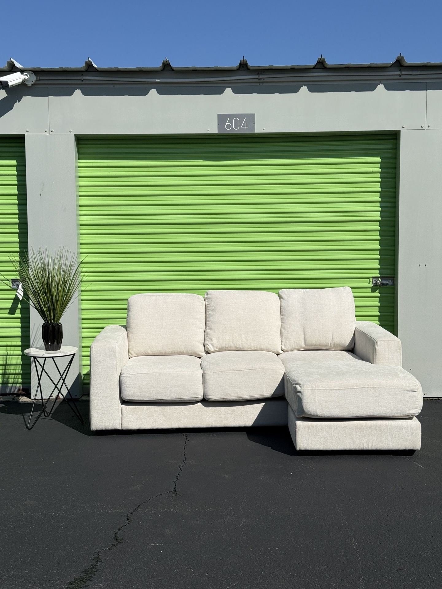 Elliot Fabric Reversible Sofa Chaise Sectional