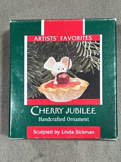 1989 Hallmark Keepsake Ornament Cherry Jubilee w/Box