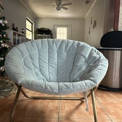 Teal Saucer Chair