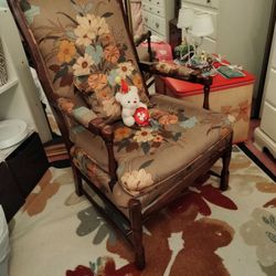 Antique French Louis XVI Style Lounge Chair $300