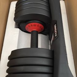 TYZDMY Adjustable Dumbbells Set of 2，Free Weights Dumbbells Set，Adjustable Dumbbell Set，52.5 lbs pair 105 lbs，15 in 1，for Men/Women Gym Equipment for 