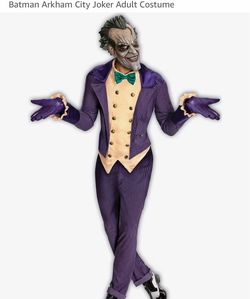Batman Arkham City Joker Adult Costumer