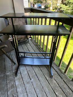 Sit Stand Desk - Manual & Small