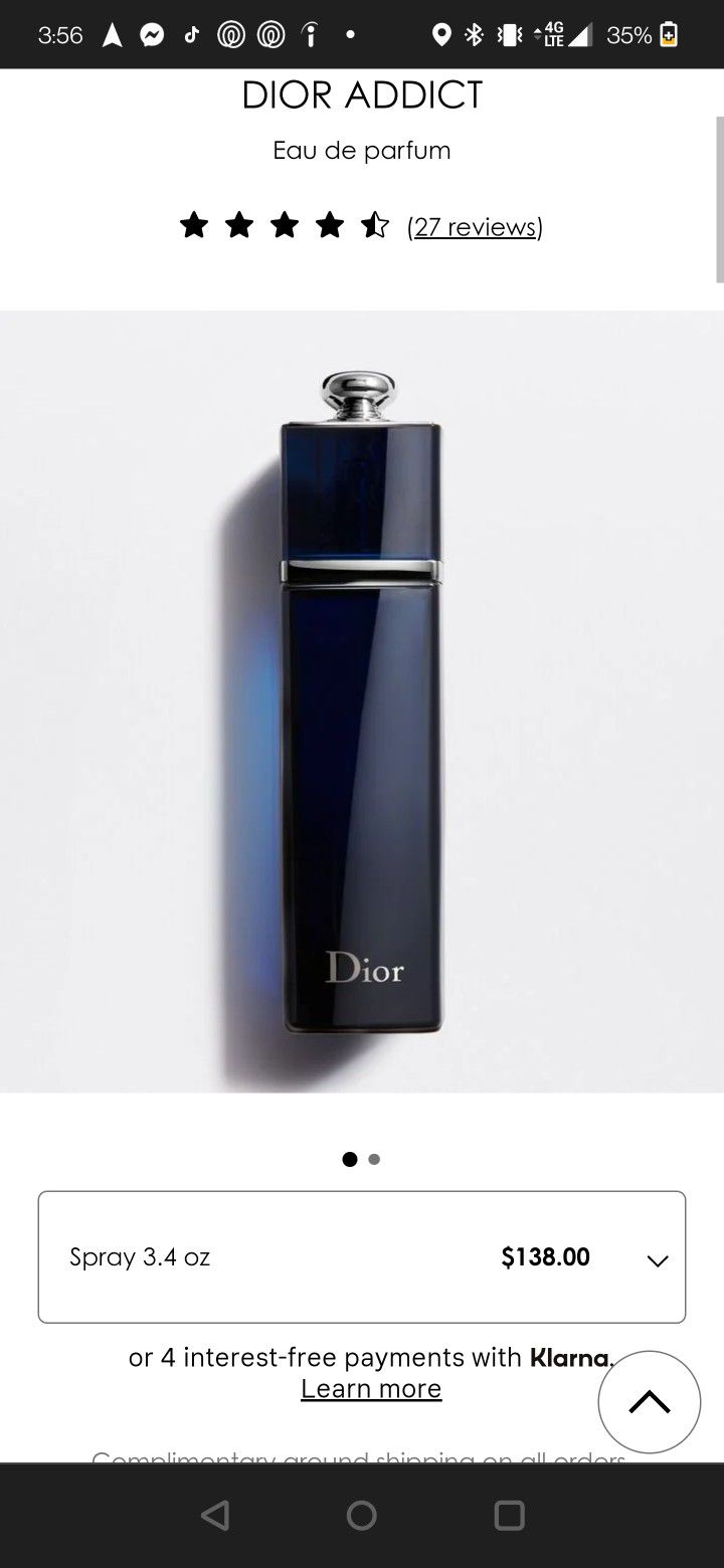 Dior Addict Perfume ( Perfect Gift) Christmas