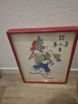 Bugs bunny clock.