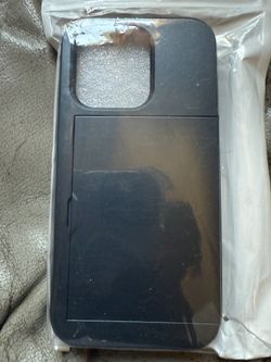 iPhone 15 Pro Grey Wallet Case