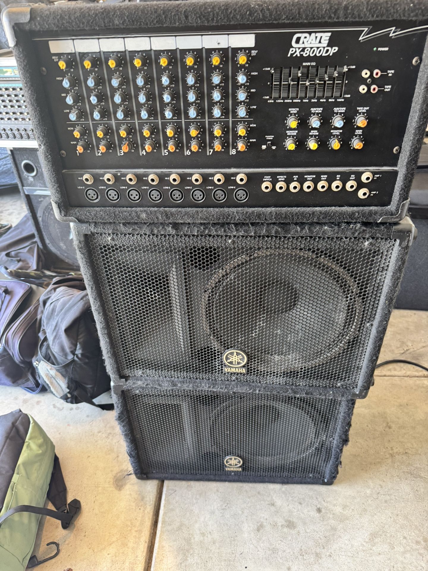 Crate PA And Speaker