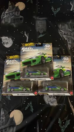 Hot Wheels Fast & Furious 1995 Mitsubishi Eclipse x3