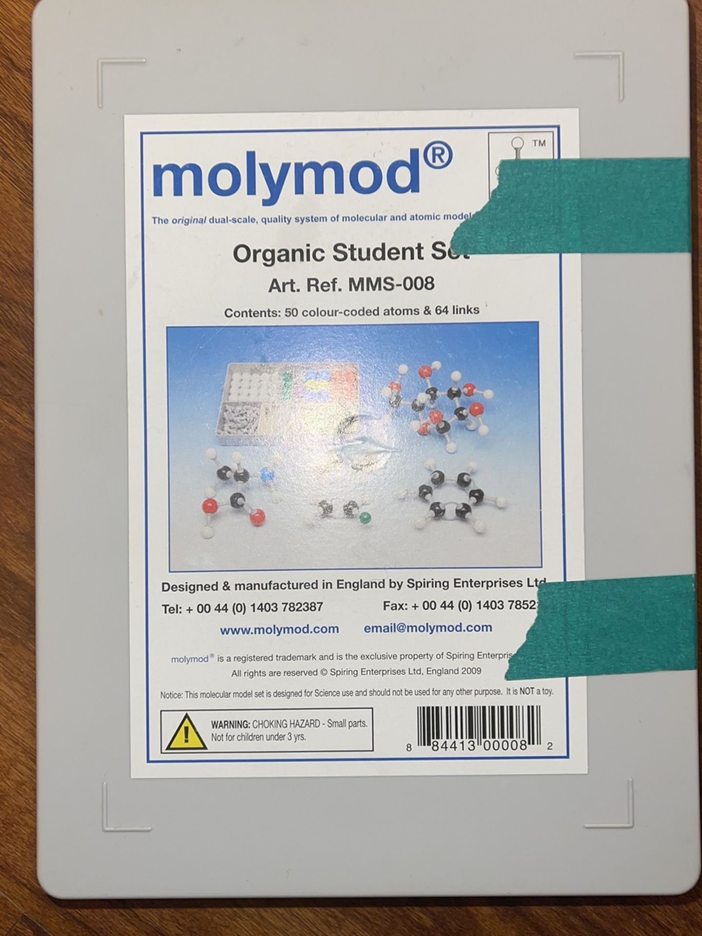 Organic Chemistry Molecular Model Set - Molymod