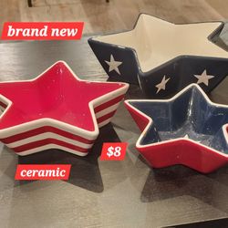 Ceramic Snack Bowls NEW 