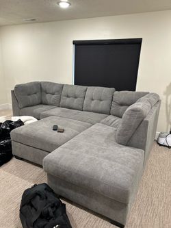 NEW Gray sectional sofa