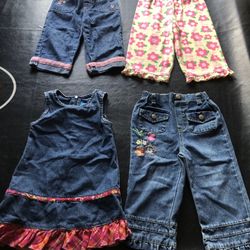 Baby Girl Bag Of Clothes Sizes 18-24 Months 