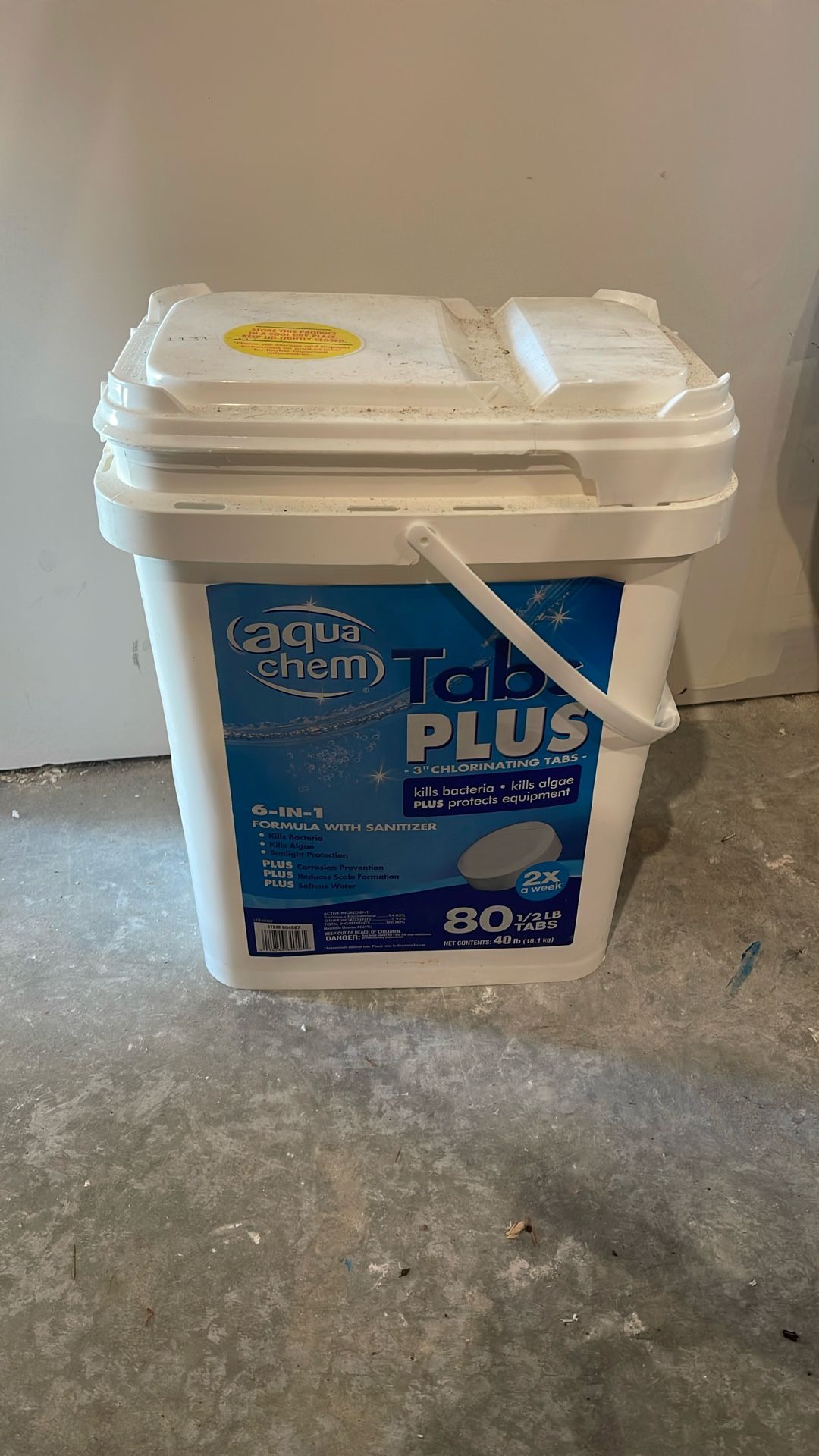 Aqua Chem Chlorine Tabs 1/2 Lb 80 Count